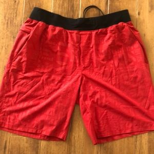 Mens lululemon XL limited red short